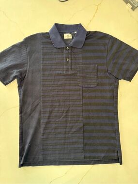 Uniqlo x Engineered Garments Patchwork Polo Men’s Medium Navy